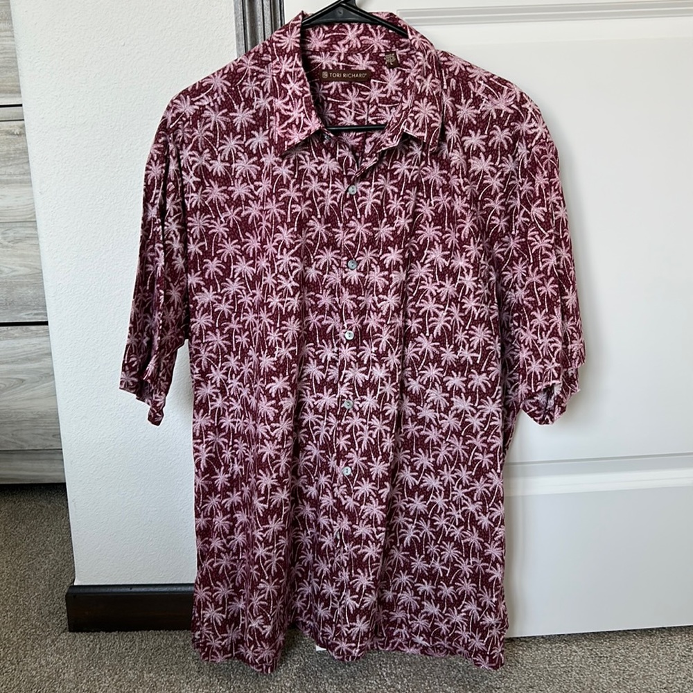 Tori Richard Hawaiian Button Down - image 1